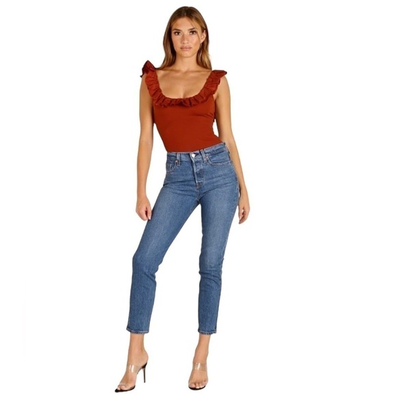 Levi's Women's Straight Leg Jeans - Blue - Picture 10 of 10